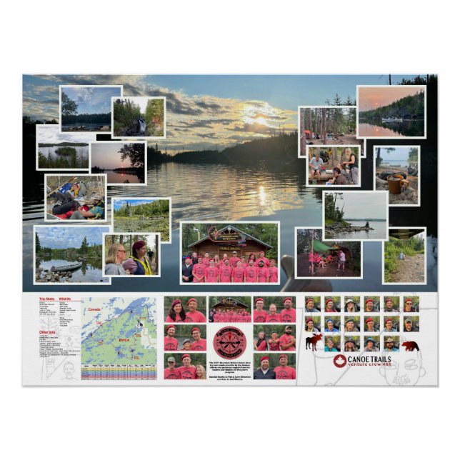 Poster de la Canoe Trails 2021 (Anverso)