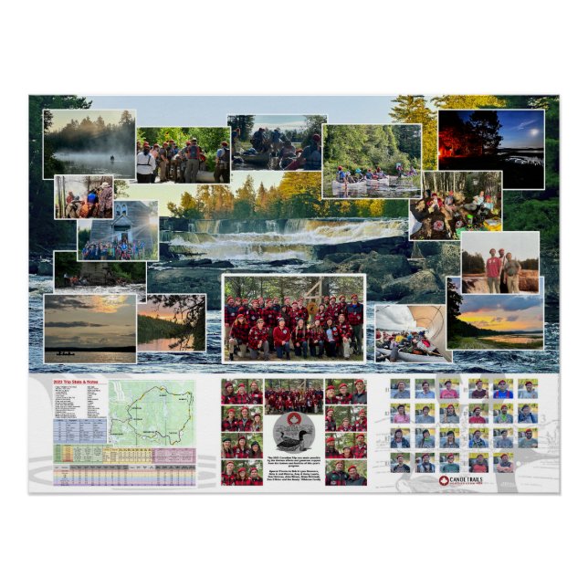 Poster de la Canoe Trails 2023 (Anverso)