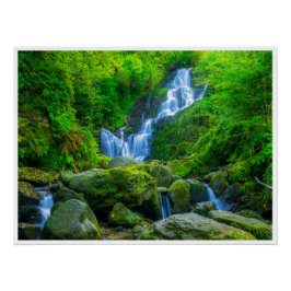 Póster de la cascada de Torc | Parque Killarney Ir