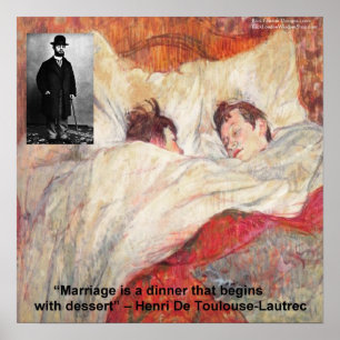 Póster de la cita de matrimonio de Toulouse-Lautre