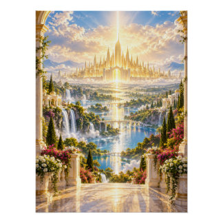 Póster de La Ciudad de la Luz 20x26