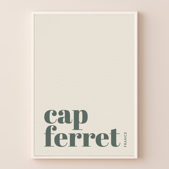 Póster de la ciudad moderna Cap Ferret Francia (Subido por el creador)