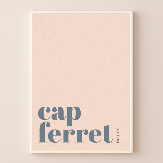 Póster de la ciudad moderna de Cap Ferret Francia (Subido por el creador)