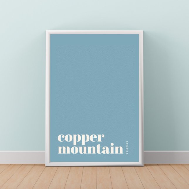 Póster de la ciudad moderna de Copper Mountain Col (Subido por el creador)