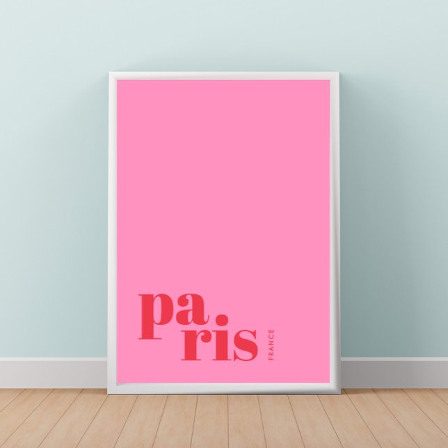 Póster de la ciudad moderna París Francia (Subido por el creador)