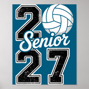 Póster De la clase 2027 Voleibol Senior 2027