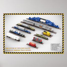Póster de la Colección de Trenes de Energía Nuclea