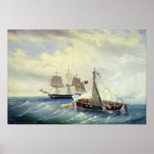 Póster De la costa de la isla de Nargen