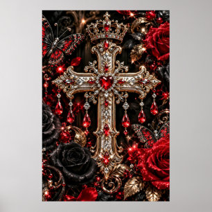 Póster de la Cruz de la Corona Carmesí