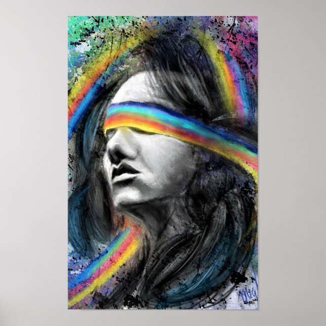 Póster de la dama de los sueños del arcoíris (Frente)