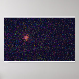 Póster de la dimensión superior de los universos