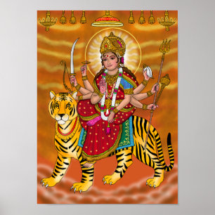 Póster de la Diosa Durga