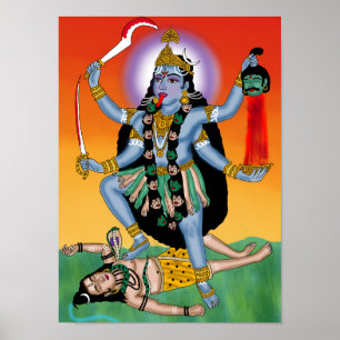 Póster de la diosa Kali