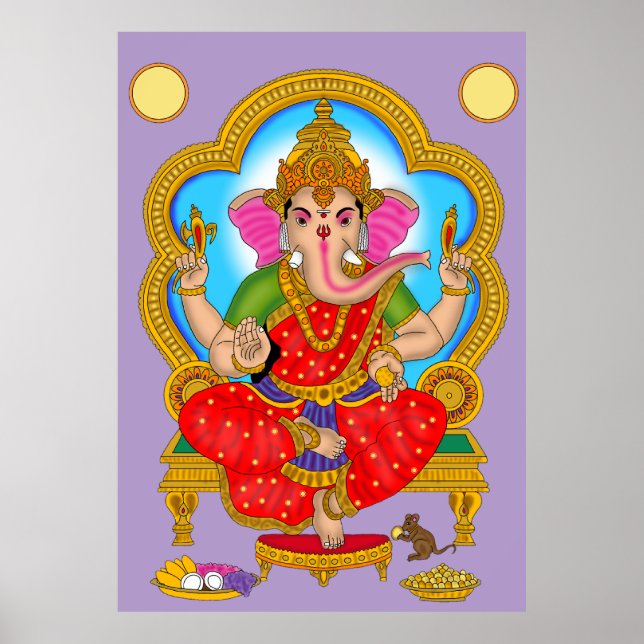Póster de la Diosa Vinayaki (Frente)