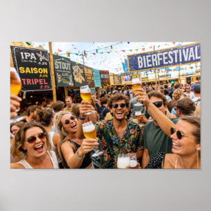 Póster de la escena de alegría del Festival de Cer