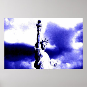 Poster de la Estatua de la Libertad del Arte Pop