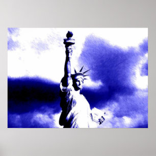 Poster de la Estatua de la Libertad del Arte Pop
