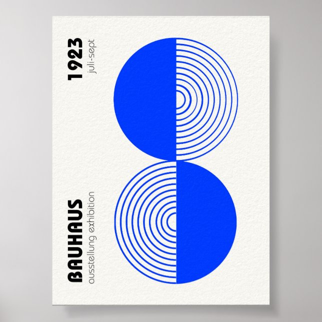 Póster de la Exposición Bauhaus 1923 (Frente)