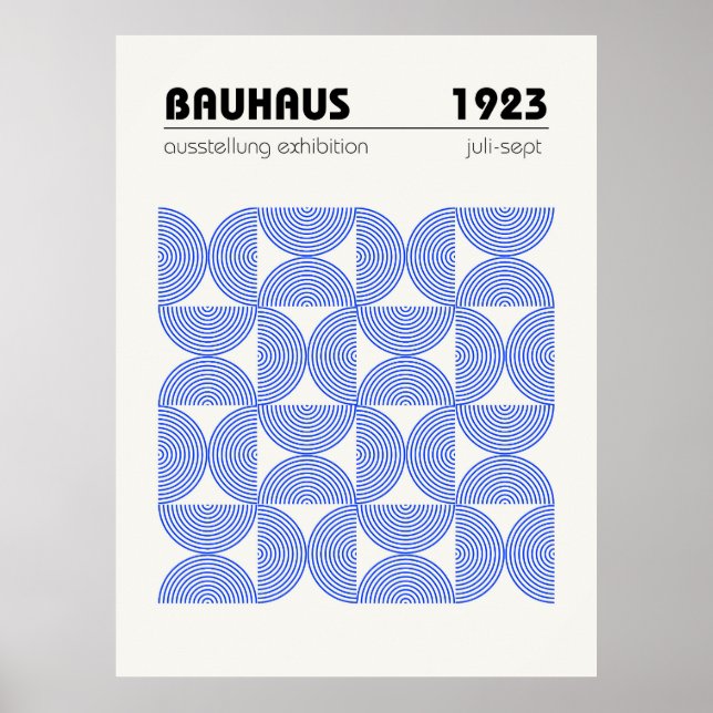 Póster de la Exposición Bauhaus 1923 (Frente)