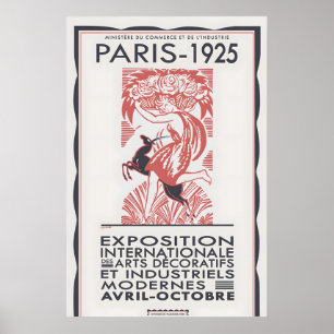 Póster de la Exposición de Arte Deco de París 1925