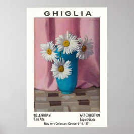 Póster de la exposición de arte floral de Oscar Gh