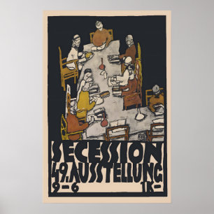 Póster de la exposición de Egon Schiele en la Sece