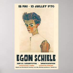 Póster de la exposición de Egon Schiele Staatsgale