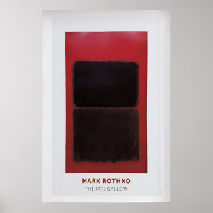 Póster de la exposición de Mark Rothko Arte abstra