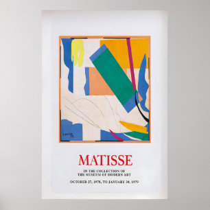 Póster de la exposición de Matisse Arte impreso vi