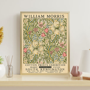 Póster de la exposición de William Morris   Botáni