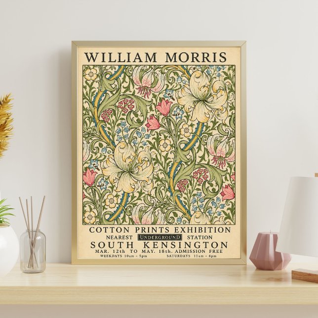 Póster de la exposición de William Morris | Botáni (Subido por el creador)