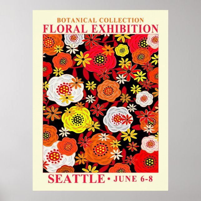 Póster de la exposición floral nº 9 (Frente)