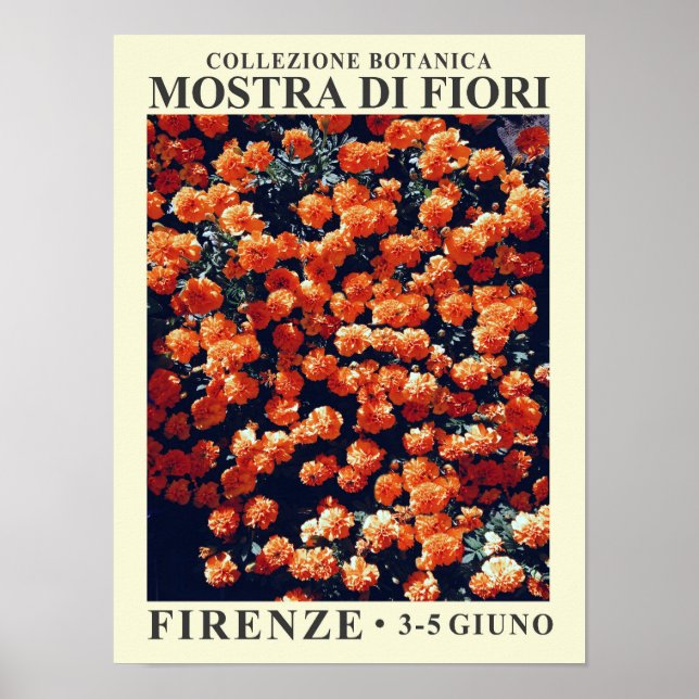 Póster de la exposición floral n.º 3 (Frente)