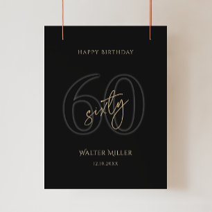 Póster de la fiesta de cumpleaños número 60 de Mod
