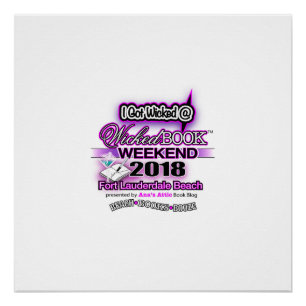 Poster de la firma del libro Wicks Weekend 2018