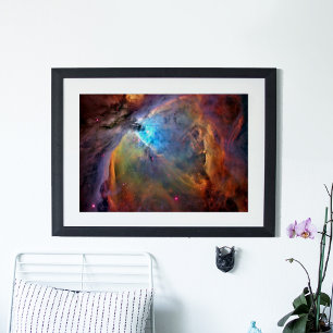 Póster de la galaxia del espacio de la nebulosa de