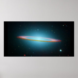Póster de la Galaxia del Sombrero