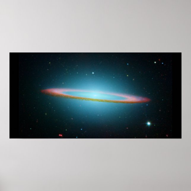 Póster de la Galaxia del Sombrero (Frente)