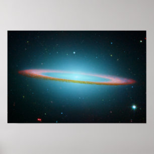 Póster de la Galaxia del Sombrero