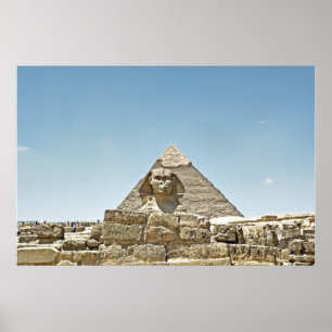 Póster de la Gran Esfinge de Giza