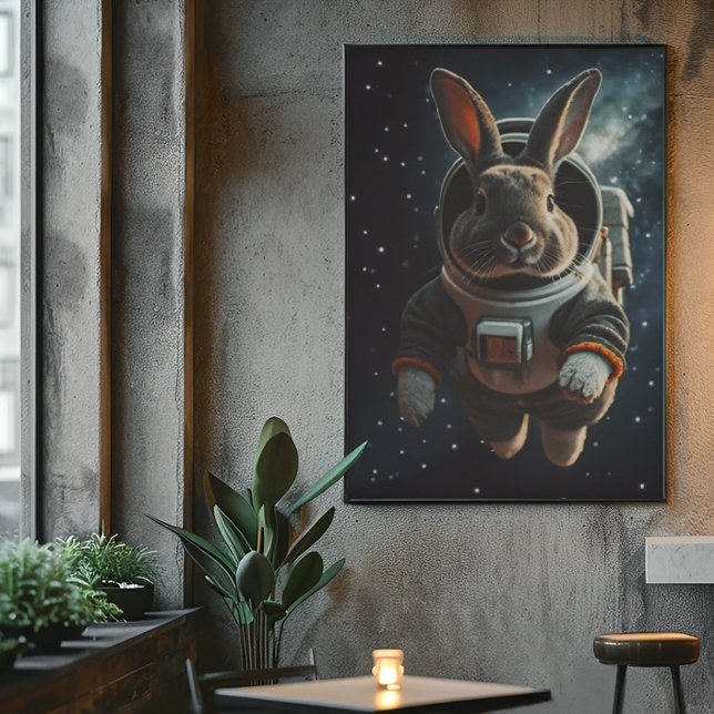 Póster de la guardería espacial de Astronaut Bunny (Subido por el creador)