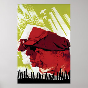 Póster de la Guerra Civil Española Libera a nuestr