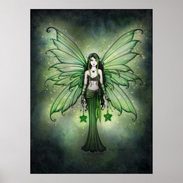Póster de la Hada de la Estrella Esmeralda (Frente)
