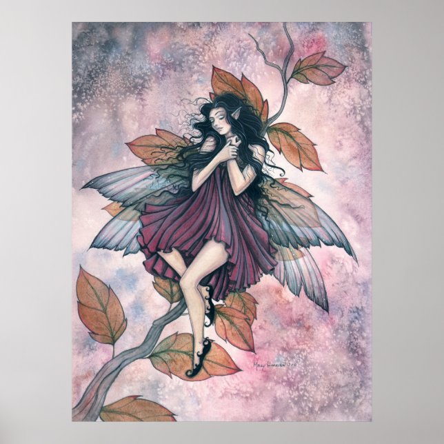 Póster de la Hada Durmiente de Otoño de Molly Harr (Frente)