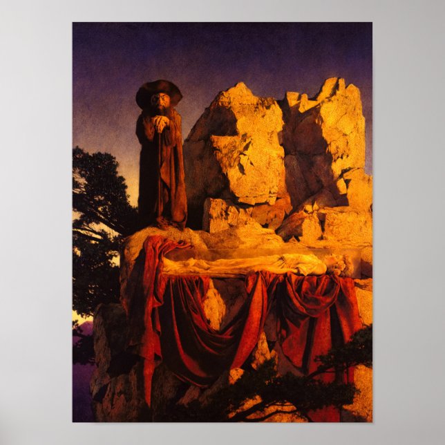 Póster De la historia de Blancanieves, 1912 por Parrish (Frente)