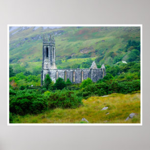 Póster de la Iglesia de Dunlewey Donegal Históri