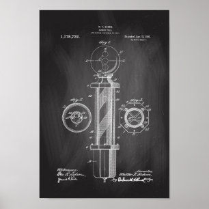 Poster de la impresión de la patente de los