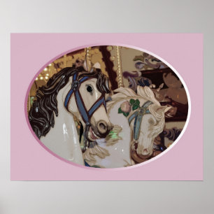 Poster de la impresión de los caballos del