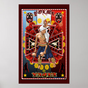 Poster de la impresión del arte del bailarín de