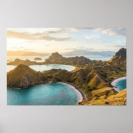 Póster de la Isla Padar